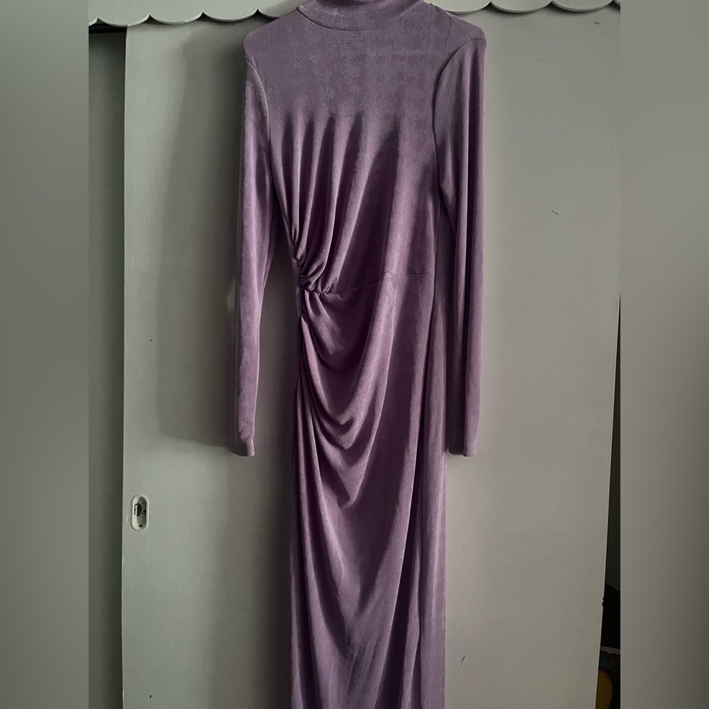 Shein lavender bodycon maxi dress